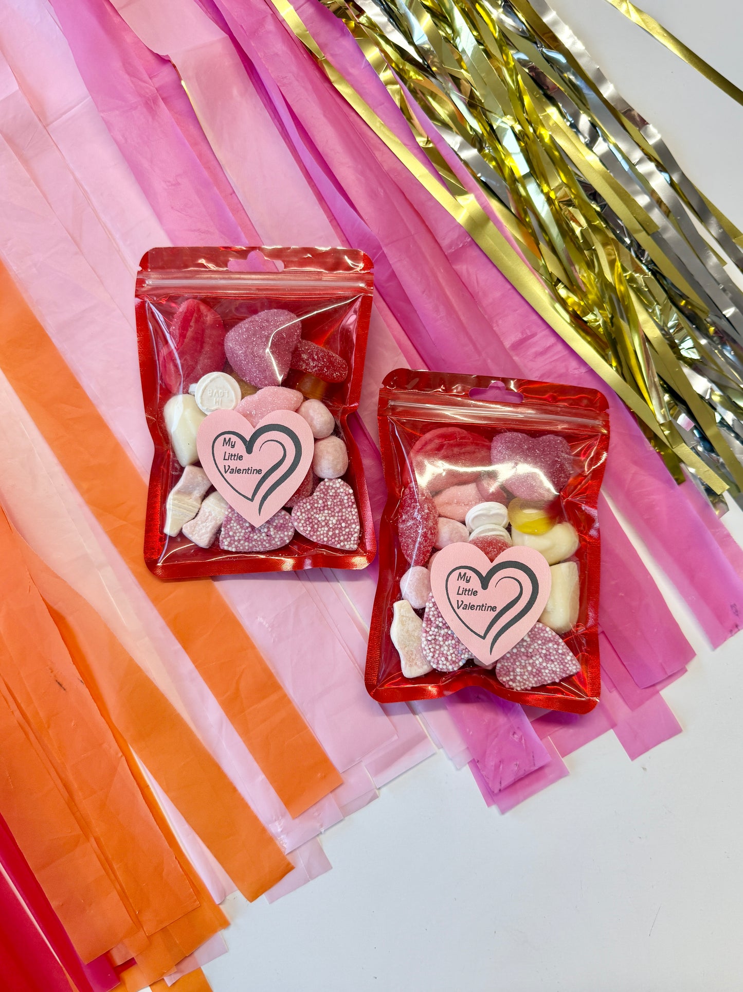 Valentine Sweet Packet - Valentine Sweet Treats - My Little Valentine Sweet Packets - Pick n Mix Sweets - Valentine Sweet Pouches - Sweet Treat Packet