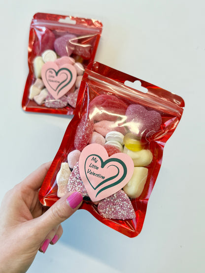 Valentine Sweet Packet - Valentine Sweet Treats - My Little Valentine Sweet Packets - Pick n Mix Sweets - Valentine Sweet Pouches - Sweet Treat Packet