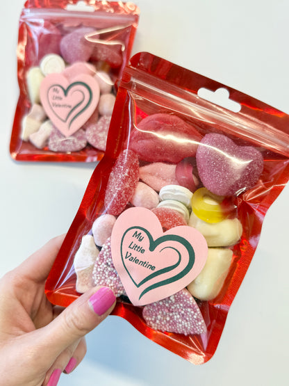 Valentine Sweet Packet - Valentine Sweet Treats - My Little Valentine Sweet Packets - Pick n Mix Sweets - Valentine Sweet Pouches - Sweet Treat Packet