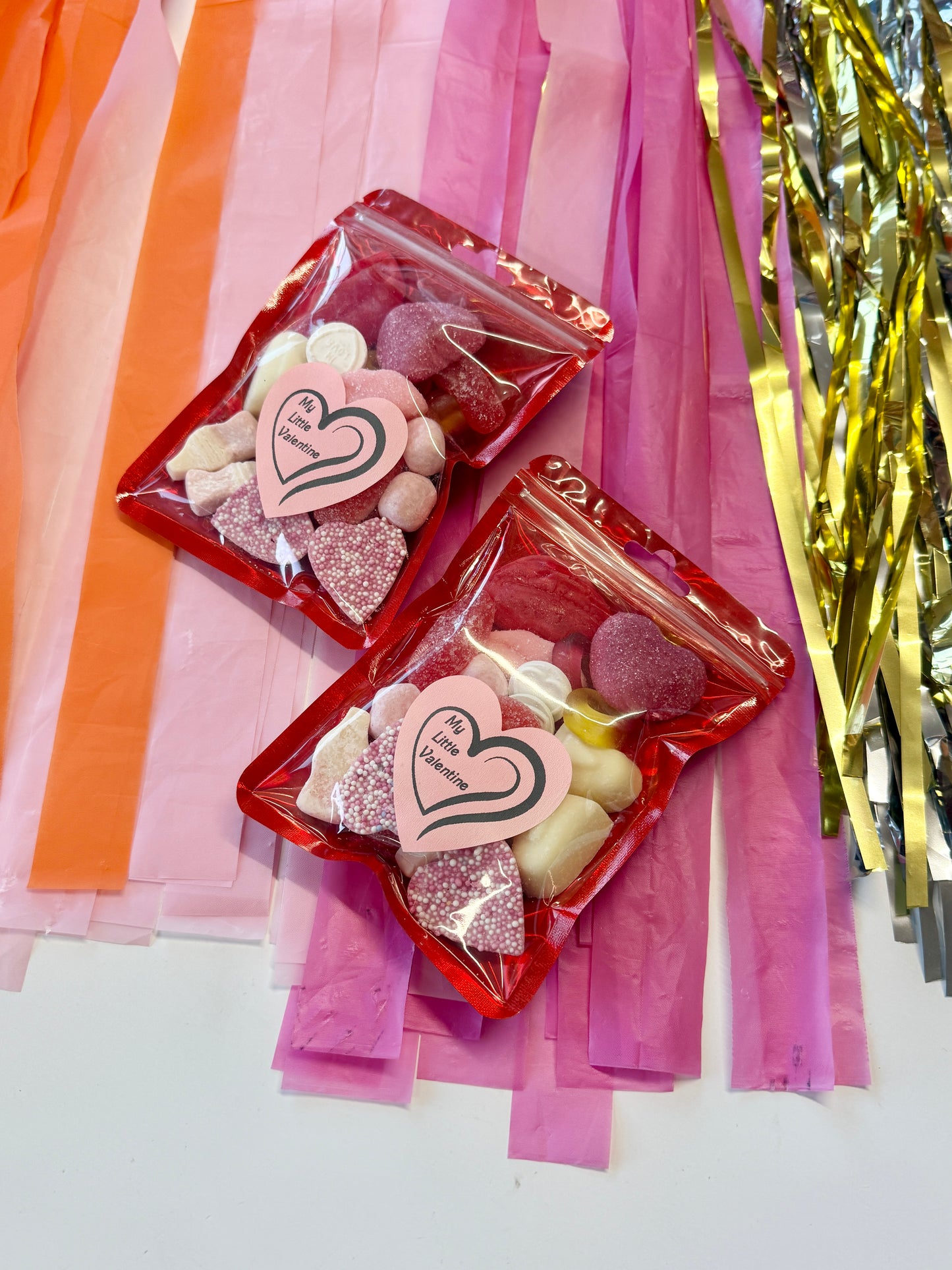 Valentine Sweet Packet - Valentine Sweet Treats - My Little Valentine Sweet Packets - Pick n Mix Sweets - Valentine Sweet Pouches - Sweet Treat Packet