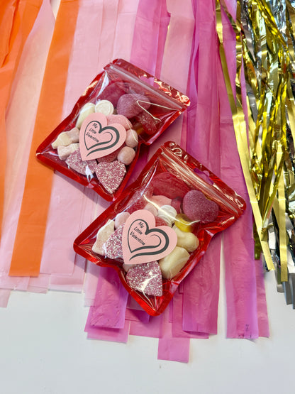 Valentine Sweet Packet - Valentine Sweet Treats - My Little Valentine Sweet Packets - Pick n Mix Sweets - Valentine Sweet Pouches - Sweet Treat Packet