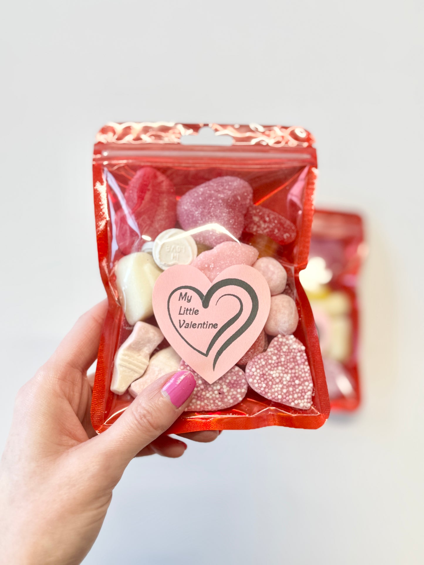 Valentine Sweet Packet - Valentine Sweet Treats - My Little Valentine Sweet Packets - Pick n Mix Sweets - Valentine Sweet Pouches - Sweet Treat Packet