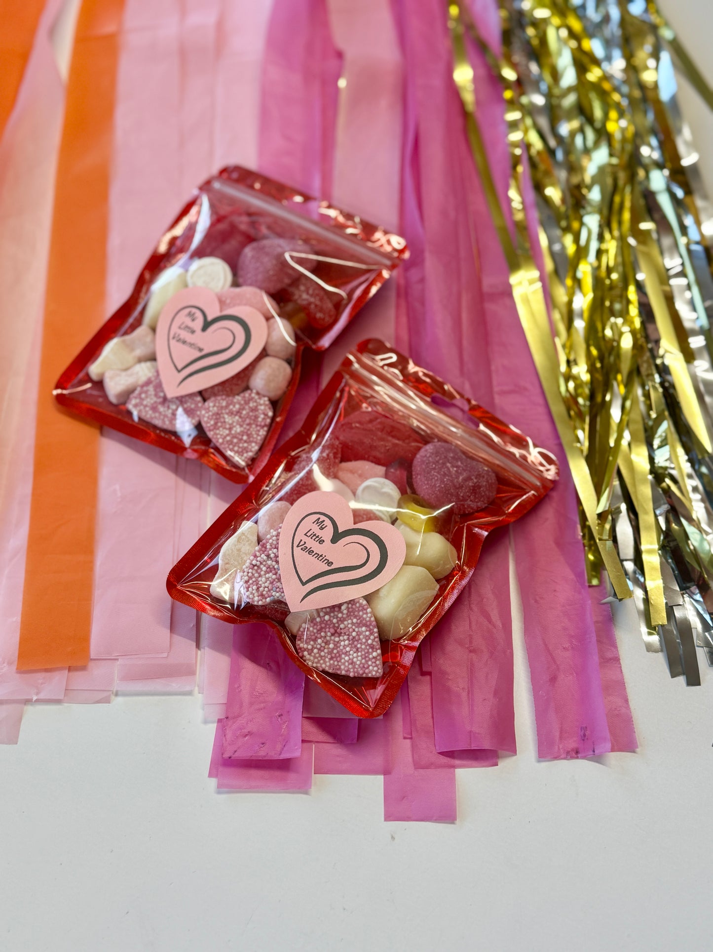 Valentine Sweet Packet - Valentine Sweet Treats - My Little Valentine Sweet Packets - Pick n Mix Sweets - Valentine Sweet Pouches - Sweet Treat Packet