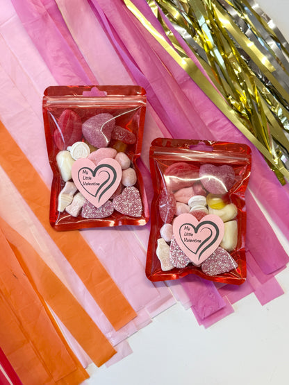 Valentine Sweet Packet - Valentine Sweet Treats - My Little Valentine Sweet Packets - Pick n Mix Sweets - Valentine Sweet Pouches - Sweet Treat Packet