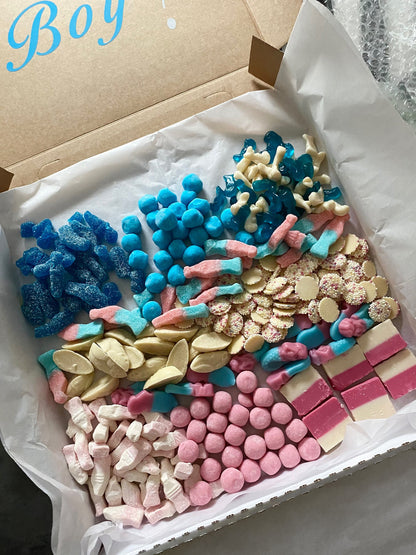 Gender Reveal Pick and Mix Box- Sharing Box - Gifts for Boys - Gifts for Girls - Sweet Treats - Gender Reveal - Reveal Gifts - Pick N Mix