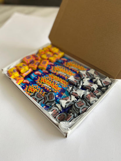 Small Postal Retro Box - Sharing Box - Retro Sweets - Pick n Mix - Postal Box - Postal Sharing Box - Retro Post Box - Birthday Treats