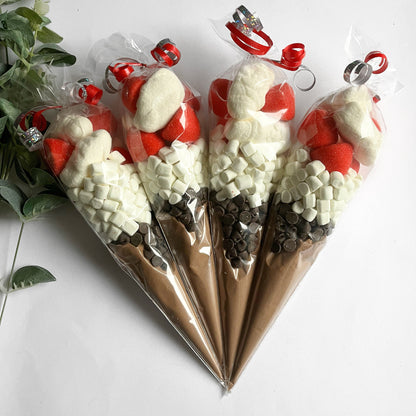 Hot Chocolate Cone - Hot Chocolate - Hot Chocolate Treats - Gifts for Him - Gifts for Her - Postal Treats - Cadburys Chocolate Cones - Xmas