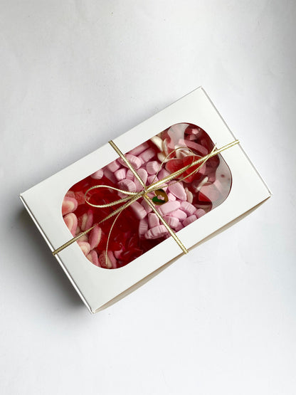 Love Gifts - Pink Jelly Box - Sweet Sweets - Treat Sweets - Birthday Sweets - Pick N Mix Sweets  - Sweet Treats - Postal Sweets -Sweet Boxes