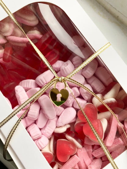 Love Gifts - Pink Jelly Box - Sweet Sweets - Treat Sweets - Birthday Sweets - Pick N Mix Sweets  - Sweet Treats - Postal Sweets -Sweet Boxes