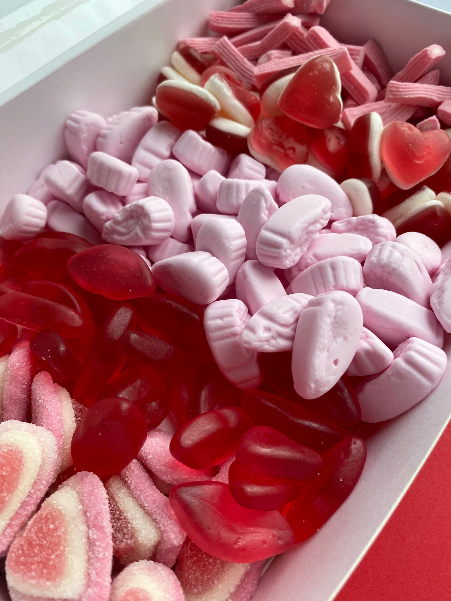 Love Gifts - Pink Jelly Box - Sweet Sweets - Treat Sweets - Birthday Sweets - Pick N Mix Sweets  - Sweet Treats - Postal Sweets -Sweet Boxes