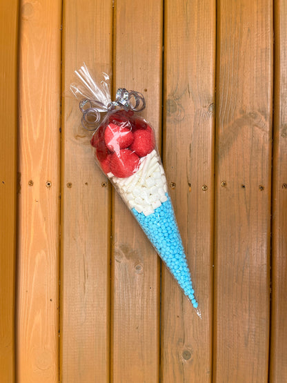 Independence Day Sweet Cones - Red White Blue Sweet Cone - Sweet Cones - Birthday Sweets - Party Favours - Party Favours - Birthday Treats