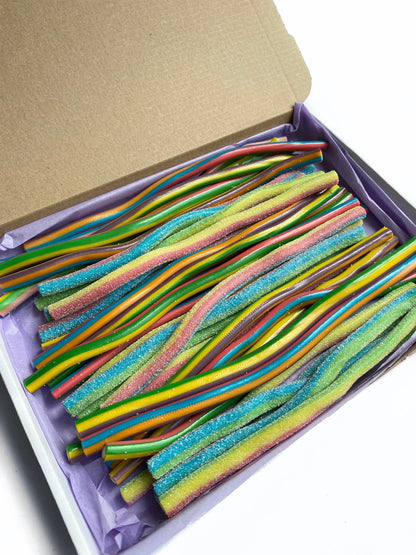 Rainbow Sweets - Gifts for Everyone  - Rainbow Treats - Rainbow Sweet Box - Pencil Treats - Pencil Postal Box - Postal Treats - Fizzy Treats