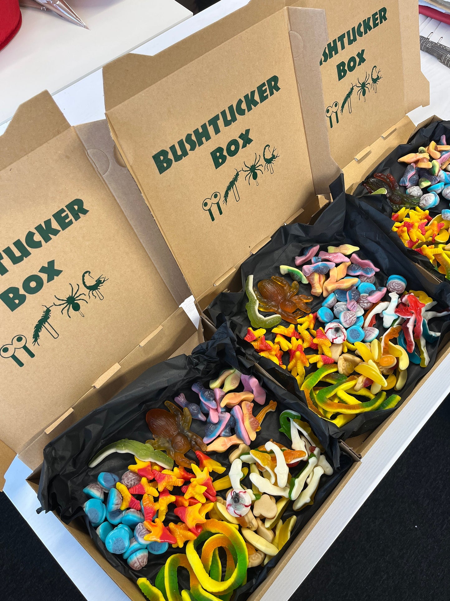 Bushtucker Trial Sweet Box - Jelly Sweets - Get me OUT of Here - Jelly Sweets - Fizzy Sweets - Novelty Box-Father's Day Gift - Gifts For Dad