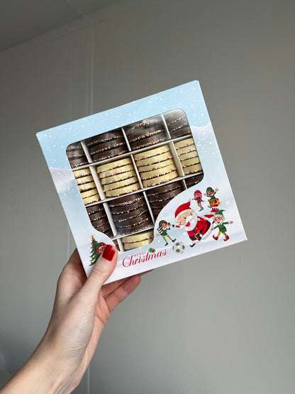 Chocolate Disc Box - Mega Snowies and Jazzies - Chocolate Treat Box - Thank You Gift - Gifts for Him - Gifts for Her - Chocolate Gifts