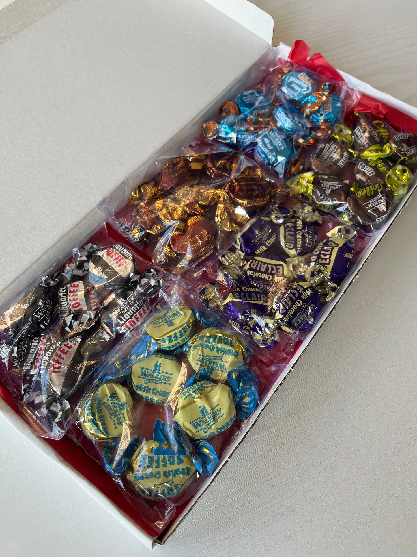 Postal Toffee Box - Letterbox Sweets - Toffee Box - Toffee Postal Box - Walkers Toffee Box - Nonsuch Toffee - Toffee Treat Box