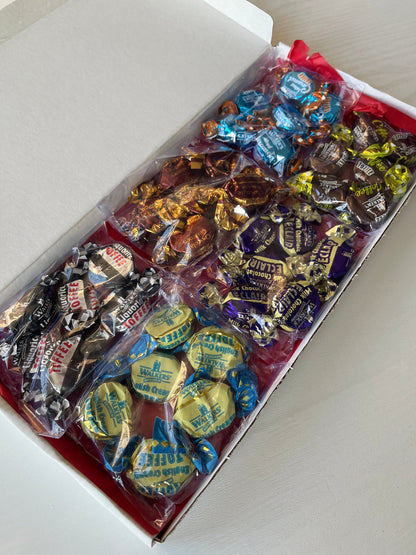 Postal Toffee Box - Letterbox Sweets - Toffee Box - Toffee Postal Box - Walkers Toffee Box - Nonsuch Toffee - Toffee Treat Box