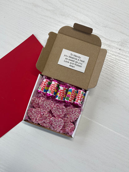 Mini Sweet Box - Little Box of Treats - Galantine gifts - Little Box of Sweet Treats - Gifts for All - Girlfriend Gift - Loving Heart Gifts