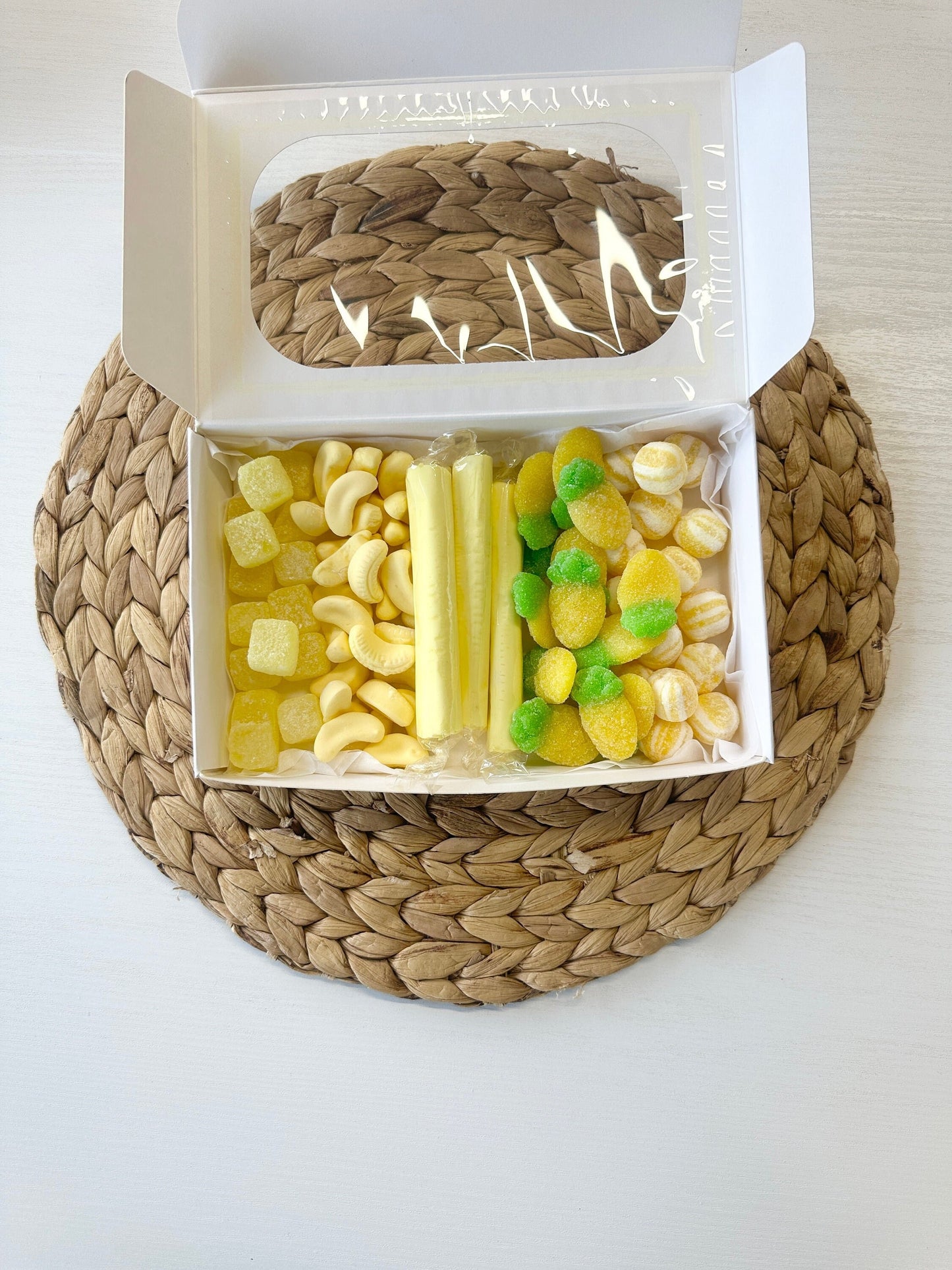 Yellow Themed Sweet Box - Yellow Sweet Box - Postal Box - Gifting Box - Postal Treat Box - Sweet Gift Box - Birthday Gift - Birthday Treats