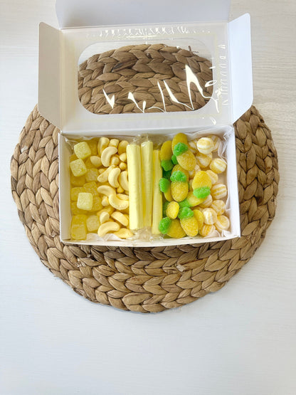 Yellow Themed Sweet Box - Yellow Sweet Box - Postal Box - Gifting Box - Postal Treat Box - Sweet Gift Box - Birthday Gift - Birthday Treats