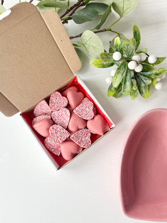 Little Box of Love - Box Of Pink Hearts - Box of Hugs - Tiny Treats - Box of Treats - Postal Treats - Postal Sweets - Box of Treats - Pink