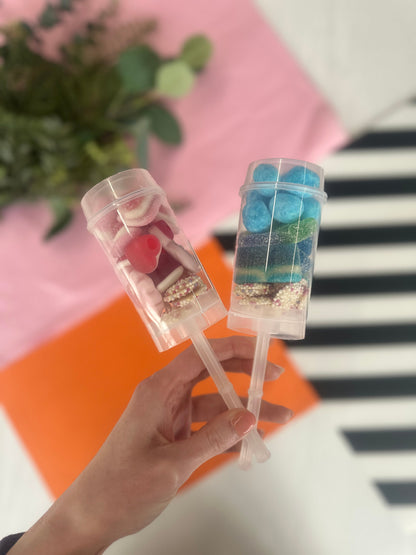 Sweet Push Pops - Push Pops - Sweet Treats - Party Favours - Birthday Treats - Favour Gifts - Party Treats - Party Bags - Sweet Favours