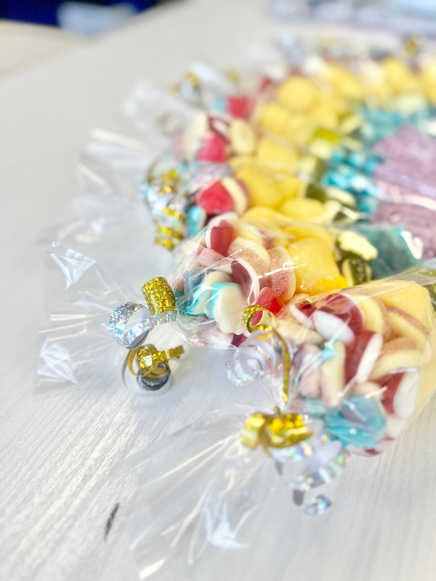 Rainbow Sweet Cones - Bright Coloured Sweet Cones - Birthday Favours - Birthday Party Supplies - Favour Gifts - Sweet Cones - Sweet Gifts