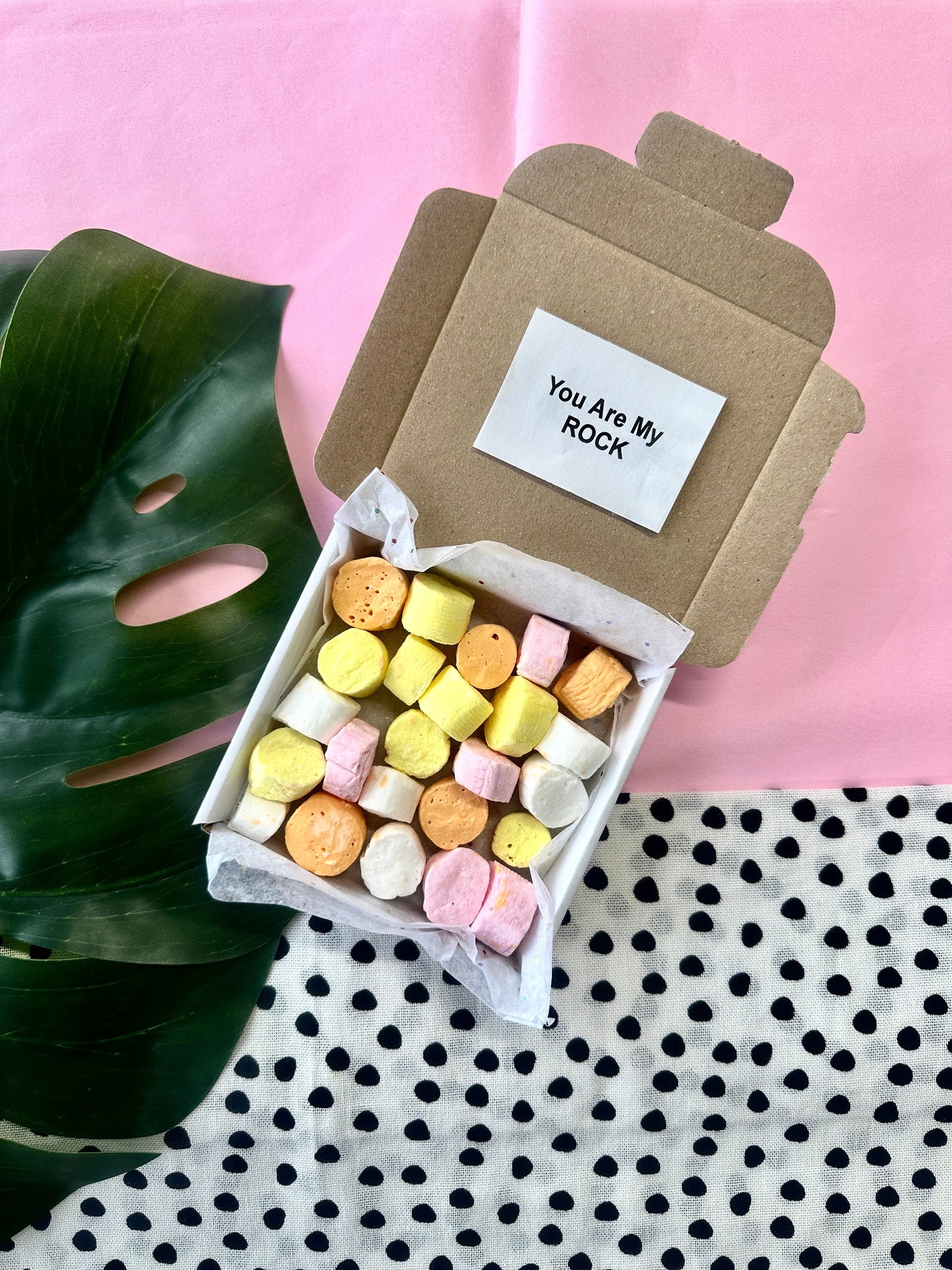 You Are My Rock Gift Box - Edinburgh Rock Box - Postal Box - Postal Treats - Postal Sweets - Treat Box - Sweet Box - Sweet Treats - Rock Box