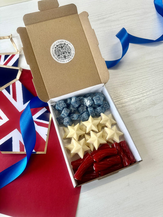 Independence Day Sweet Box - 4th July Sweet Box - July Party Treats - Independence Party Sweets - Postal Treats - Postal Sweets - Mini Box