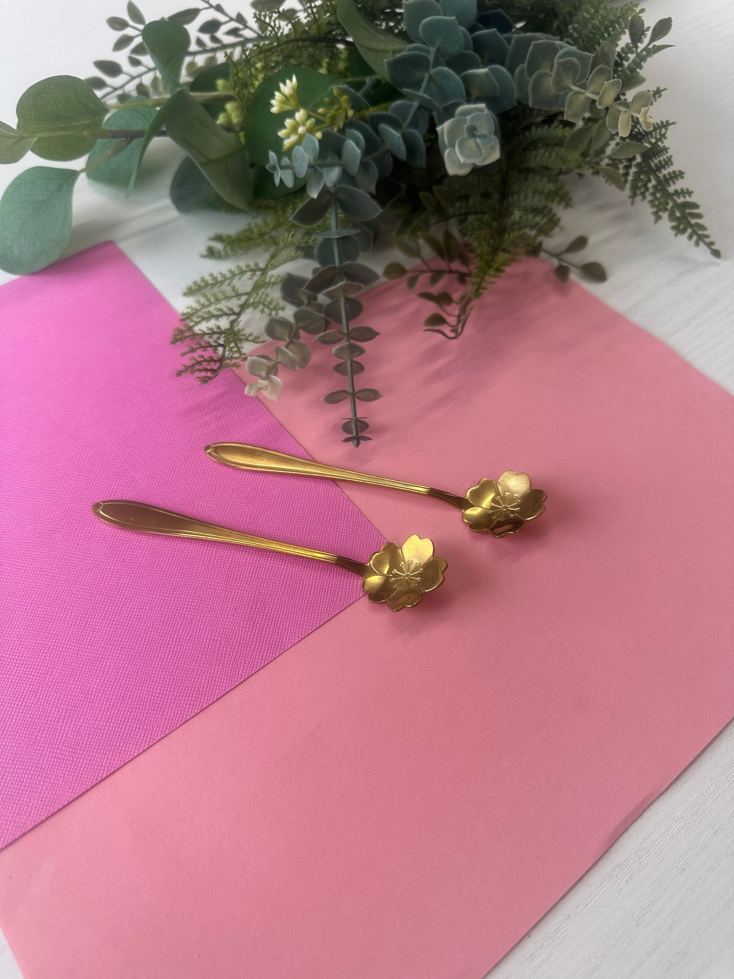 Flower Spoon - Gold Spoon - Sprinkle Spoon - Bakers Spoon - Novelty Spoon - Sugar Spoon - Gold Flower Spoon - Decorative Spoons - New Home