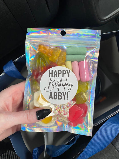 Personalised Sweet Packets - Birthday Treats - Birthday Sweets - Personalised Gifts - Sweet Treats - Birthday Gifts - Birthday Packets