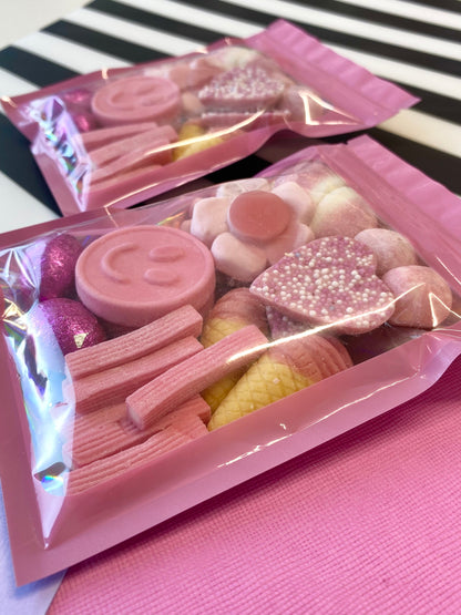 Doll Inspired Sweet Packets - Birthday  Party Favours - Sweet Packets - Pink Coloured Favours - Birthday Sweet Bags - Pink Birthday Sweets