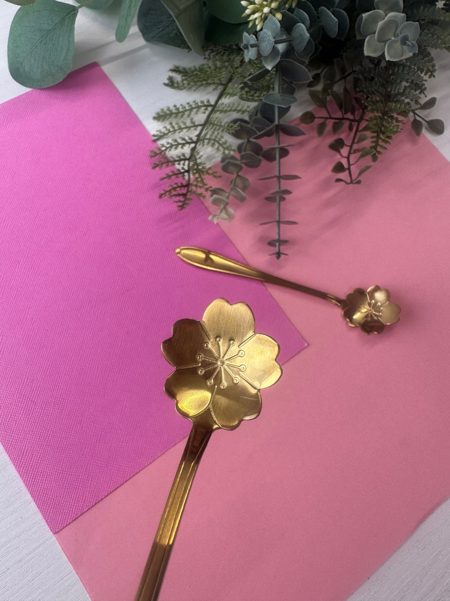 Flower Spoon - Gold Spoon - Sprinkle Spoon - Bakers Spoon - Novelty Spoon - Sugar Spoon - Gold Flower Spoon - Decorative Spoons - New Home