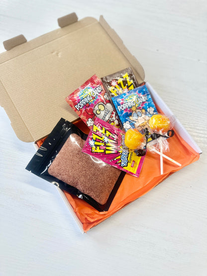 Bonfire Night Treat Box - Autumn Treats - Bonfire Night Treats - Sweet Sharing Box - Postal Treat Box - Bonfire Sweets - Sweet Treats