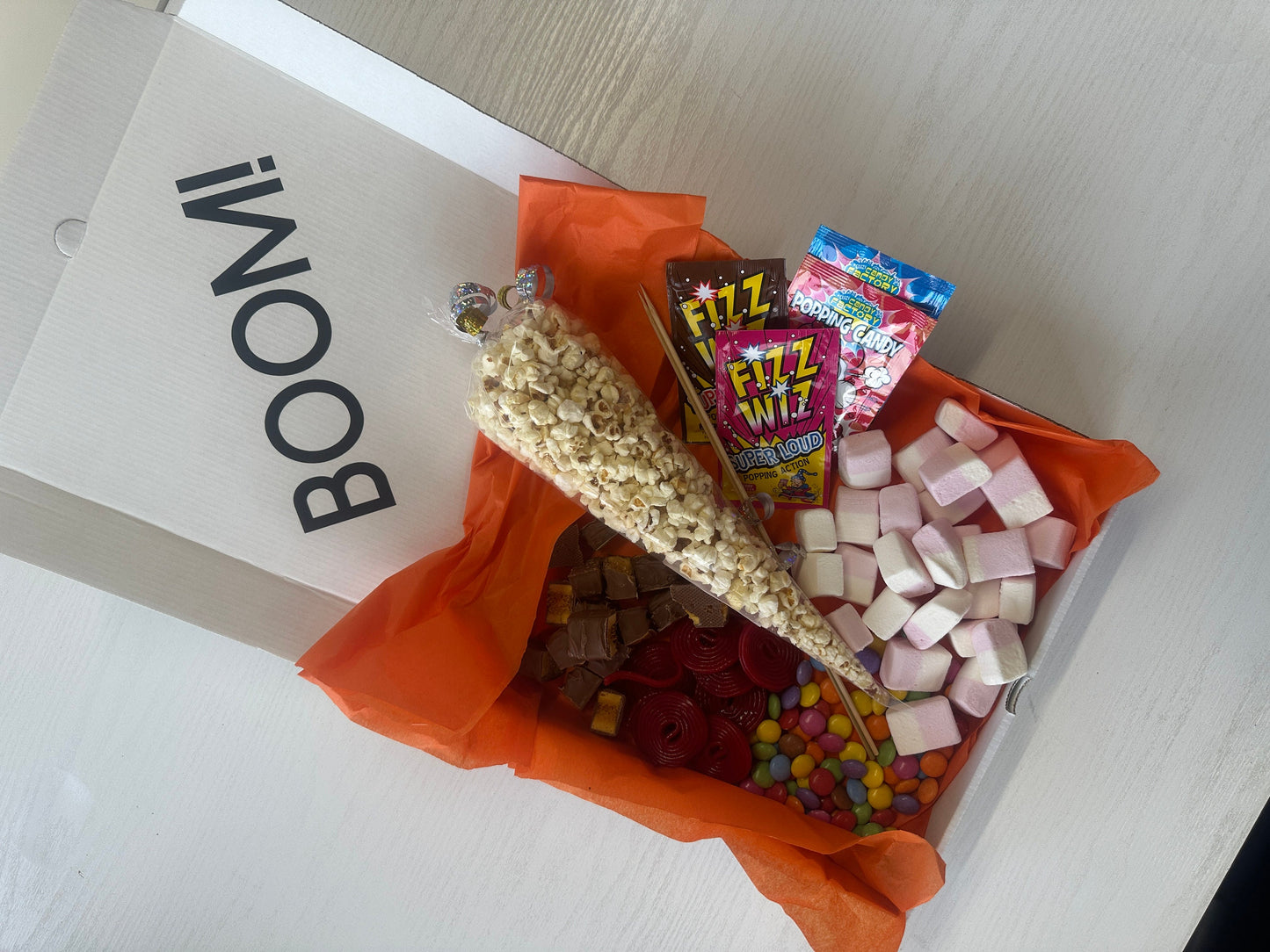 Boom Sweet Box - Autumn Treat Box - Date Night Treats - Movie Night Box - Sweet Sharing Box - Sweet Treats - Sharing Box - Retro Sweet Box