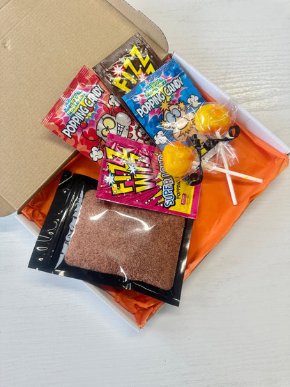 Bonfire Night Treat Box - Autumn Treats - Bonfire Night Treats - Sweet Sharing Box - Postal Treat Box - Bonfire Sweets - Sweet Treats