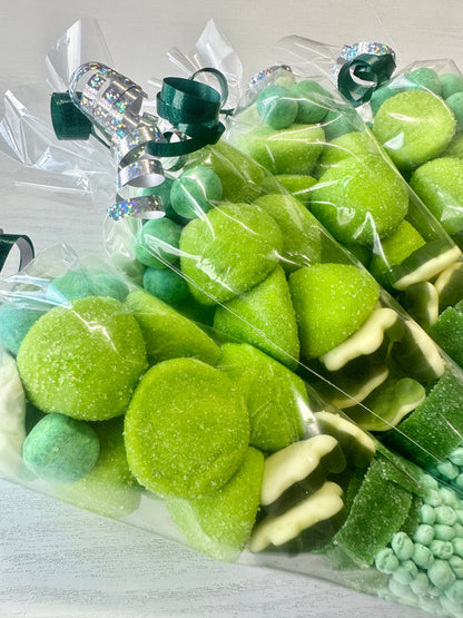 Green Sweet Cones - Party Favours - Birthday Sweets - Birthday Sweet Cones - Green Party Decor - Party Supplies - Party Bags - Party Sweets