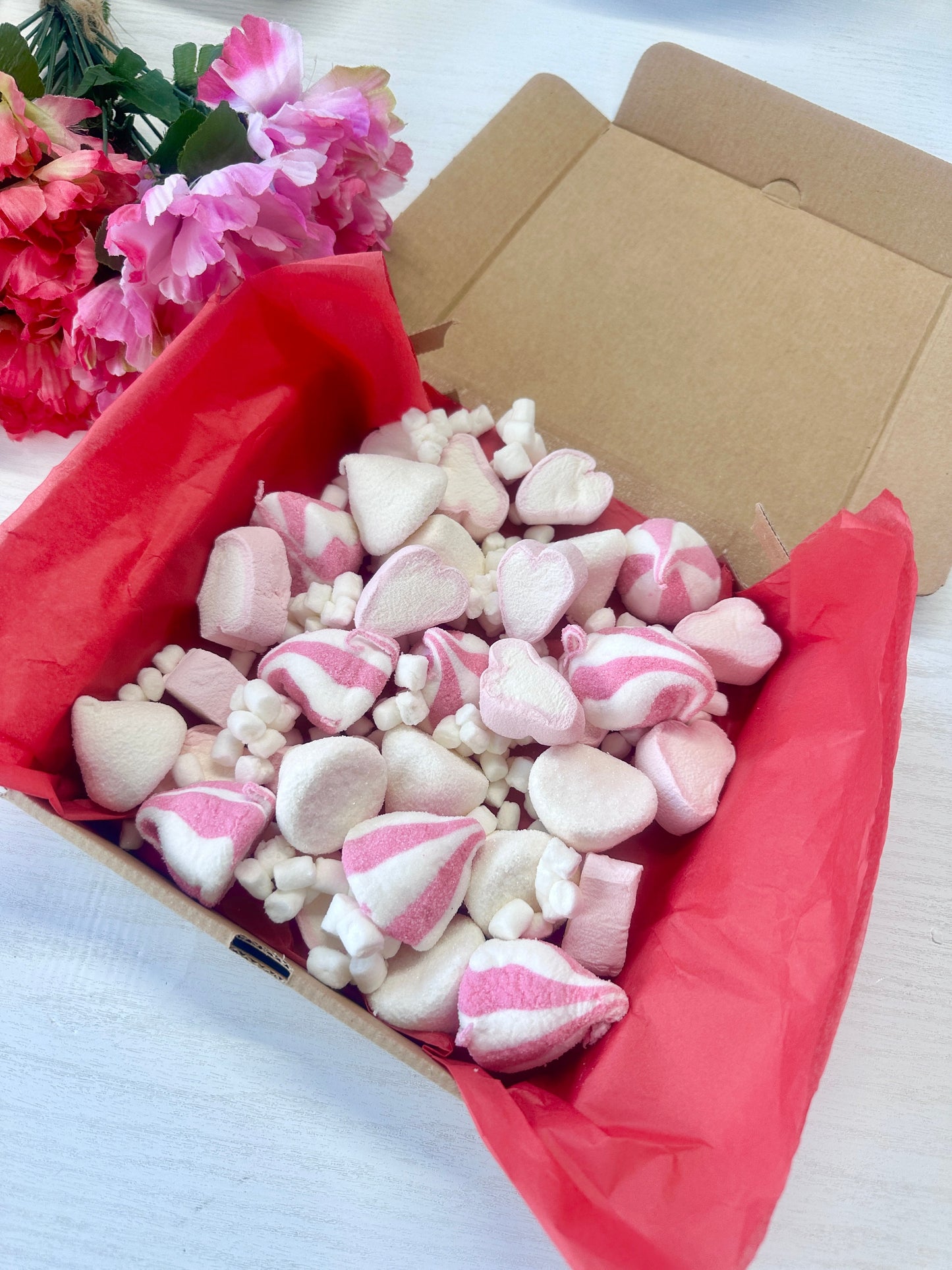 Box of Marshmallows - Valentines Gifts - Gifts for Him - Gifts for Her - Galentines Gifts - Gifting Box - Treat Box - Valentines Treats