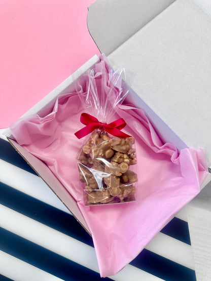 Clusters and Fudge Gift Box - Apple Pie Clusters - Vanilla Fudge - Gifting Sweets - Birthday Sweets - Birthday Treats - Sharing Sweets