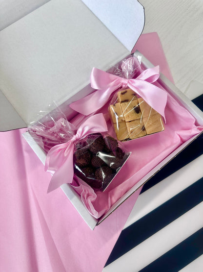 Rum Truffle and Fudge Box - Rum Fudge - Rum Truffles - Gifts for Him - Gifts for Her - Gifting Ideas - Postal Treats - Postal Sweets