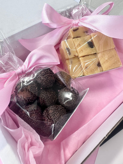 Rum Truffle and Fudge Box - Rum Fudge - Rum Truffles - Gifts for Him - Gifts for Her - Gifting Ideas - Postal Treats - Postal Sweets