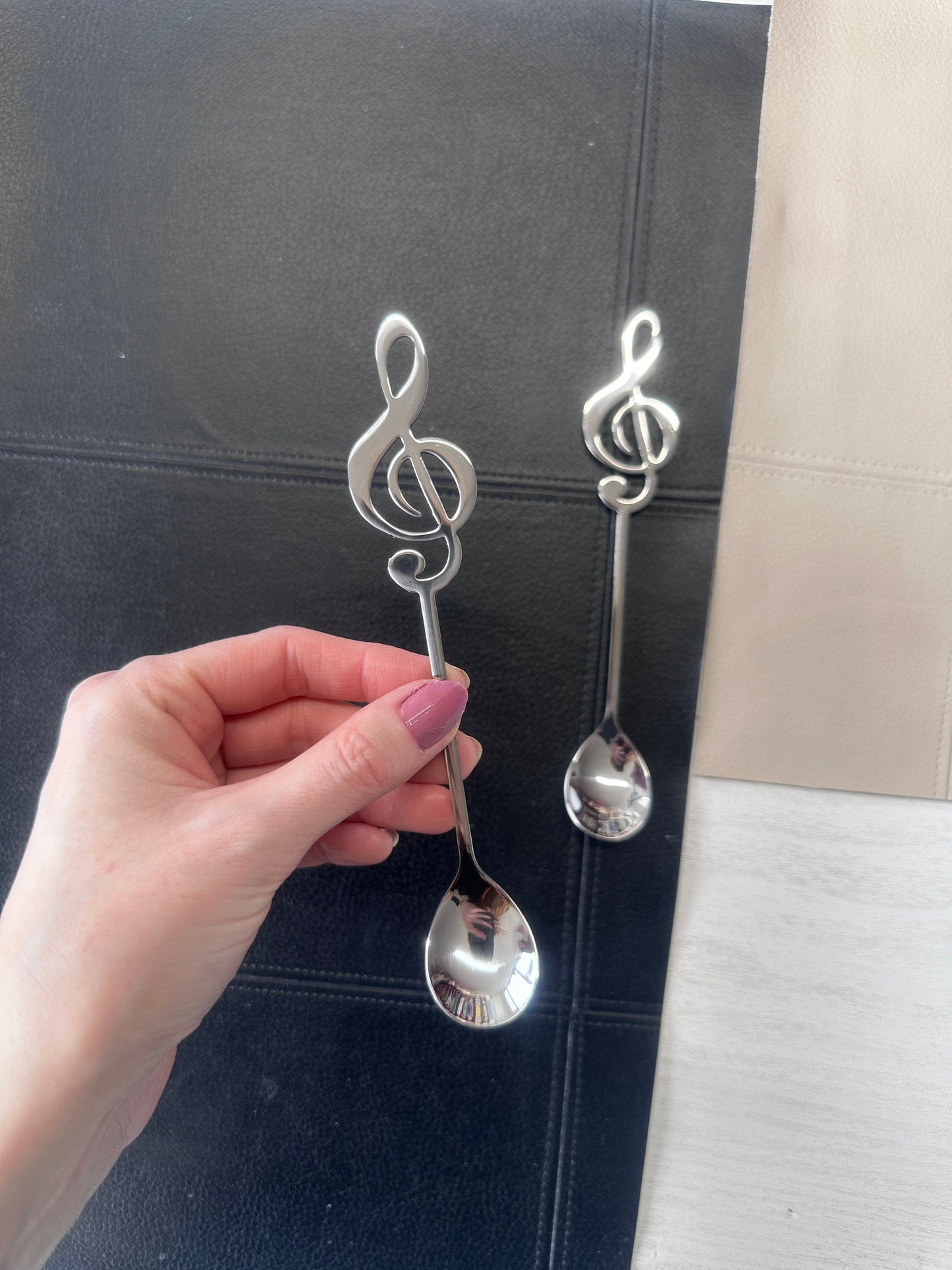 Musical Note Spoon - Novelty Spoon - Decorative Spoon - Coffee Spoon - Tea Spoon - Teacher Gifts - Music Lover Gifts - Housewarming Gifts