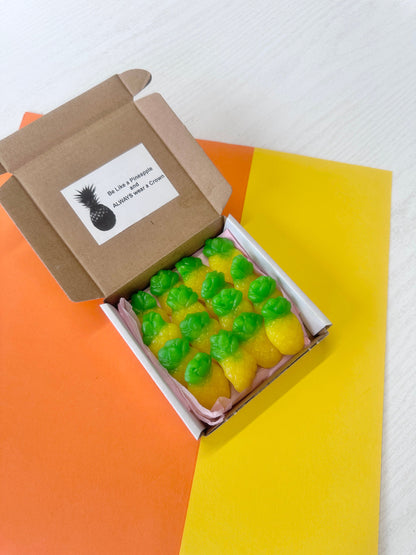 Pineapple box - Jelly Box - Postal Treats - Postal Sweets - Box of Treats - Box of Sweets - Sour Sweets - Tiny Treats - Sweet Treats