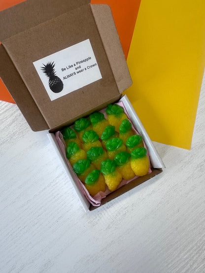 Pineapple box - Jelly Box - Postal Treats - Postal Sweets - Box of Treats - Box of Sweets - Sour Sweets - Tiny Treats - Sweet Treats