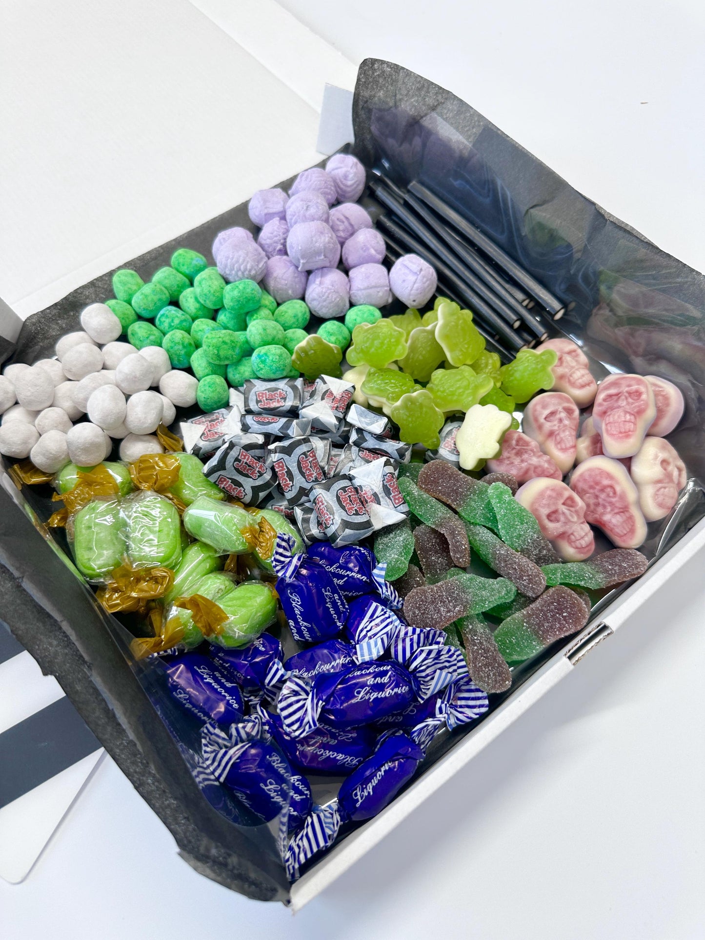 Beetlejuice Themed Sweet Box - Pick N Mix - Sharing Box - Sharing Sweets - Halloween Pick N Mix - Postal Treats - Halloween Sharing Box