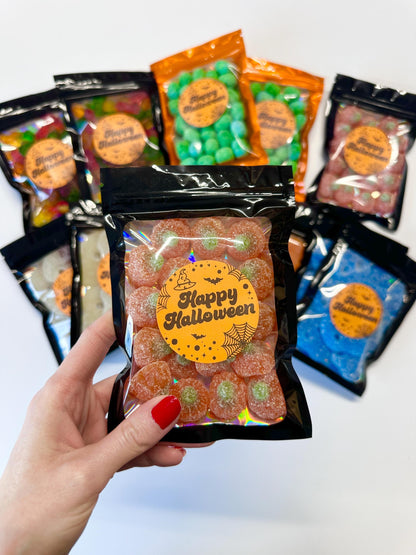 Halal Halloween Sweet Packets - Halal Sweets - Halloween Treats - Spooky Treats - Scary Jellies - Pumpkin Sweets - Halloween Sweets - Halal